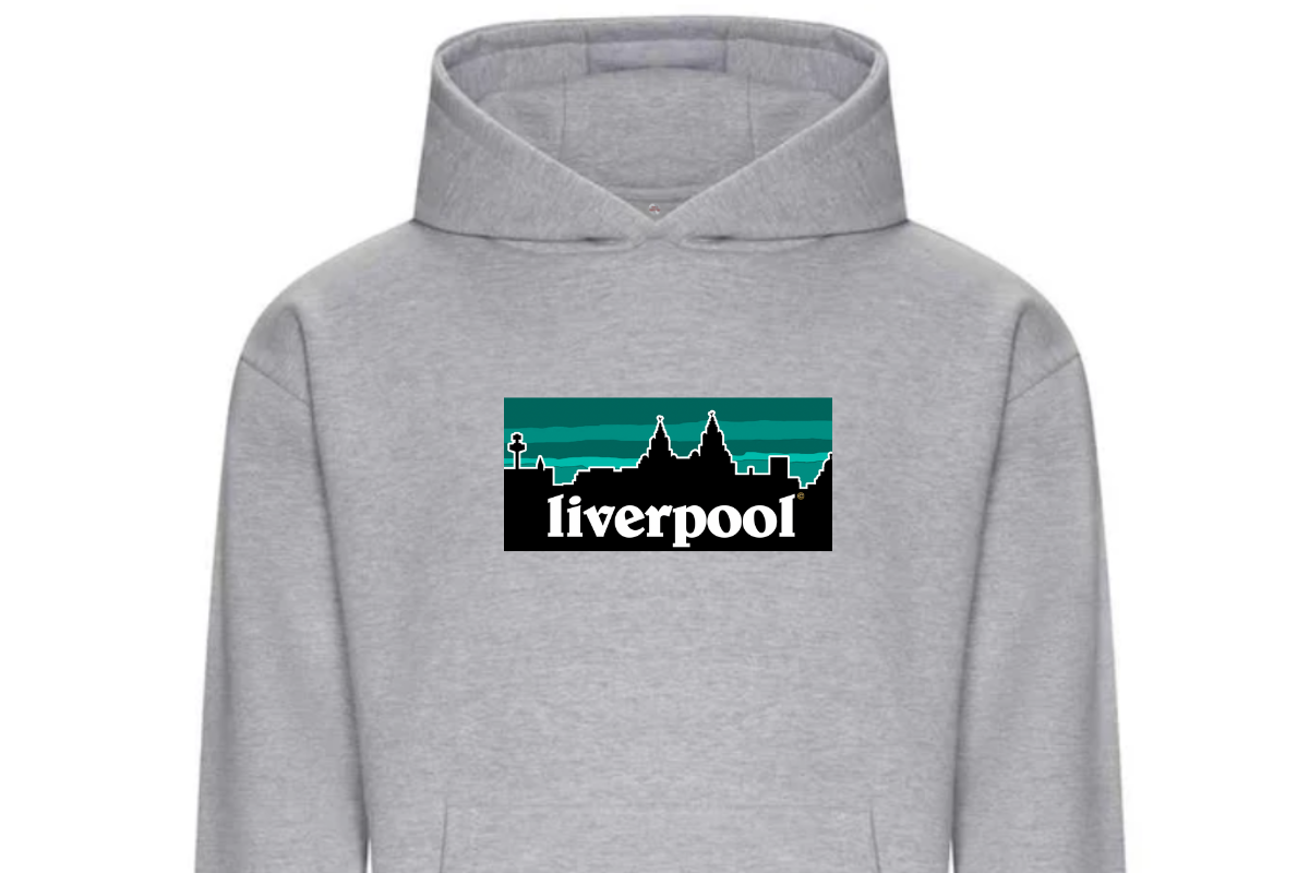 Liverpool© Green Skyline Hoodie