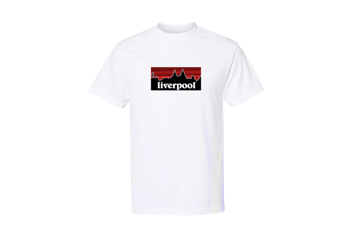 Kids Liverpool Skyline Red