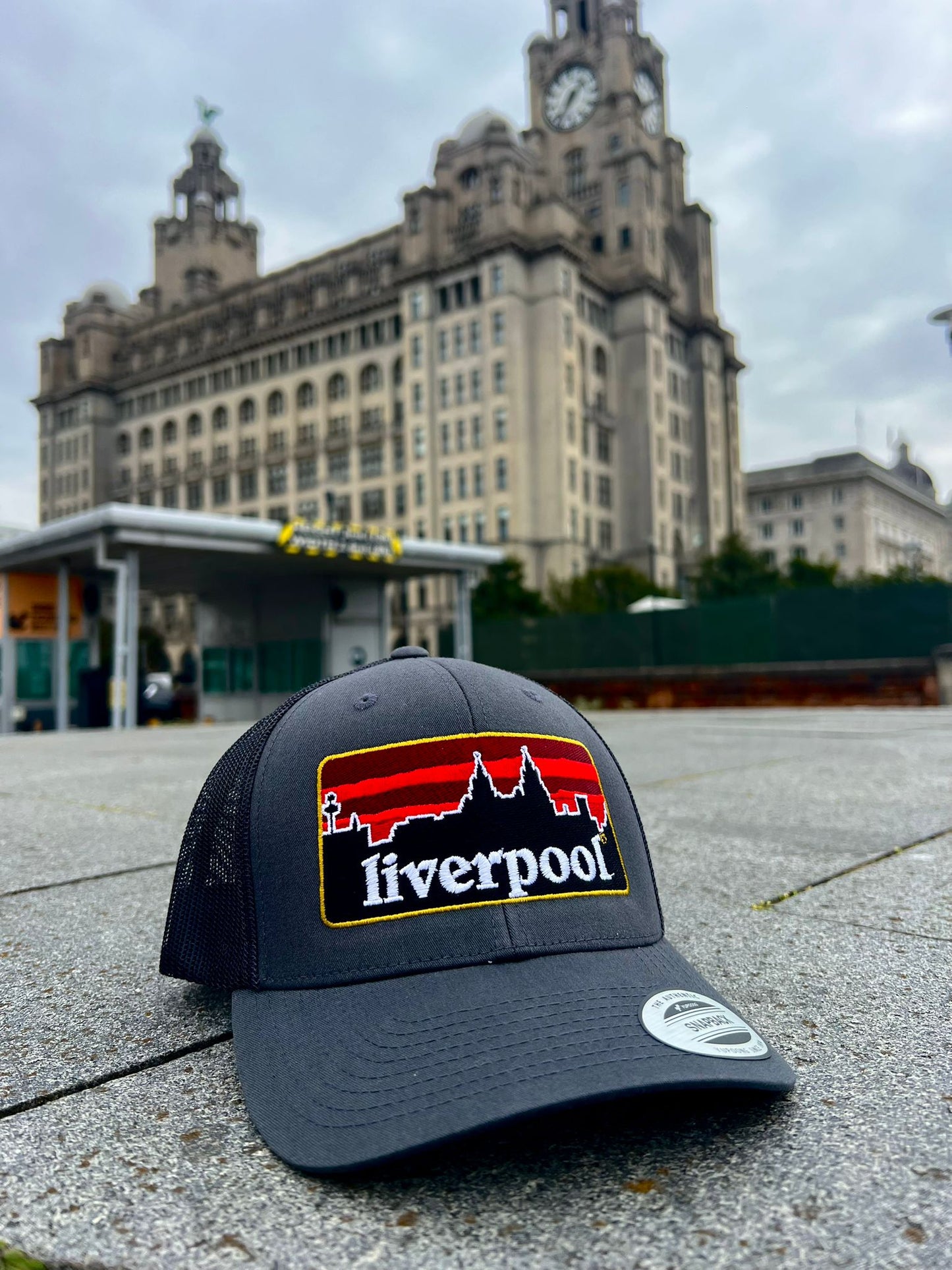 Liverpool Waterfront Cap Red