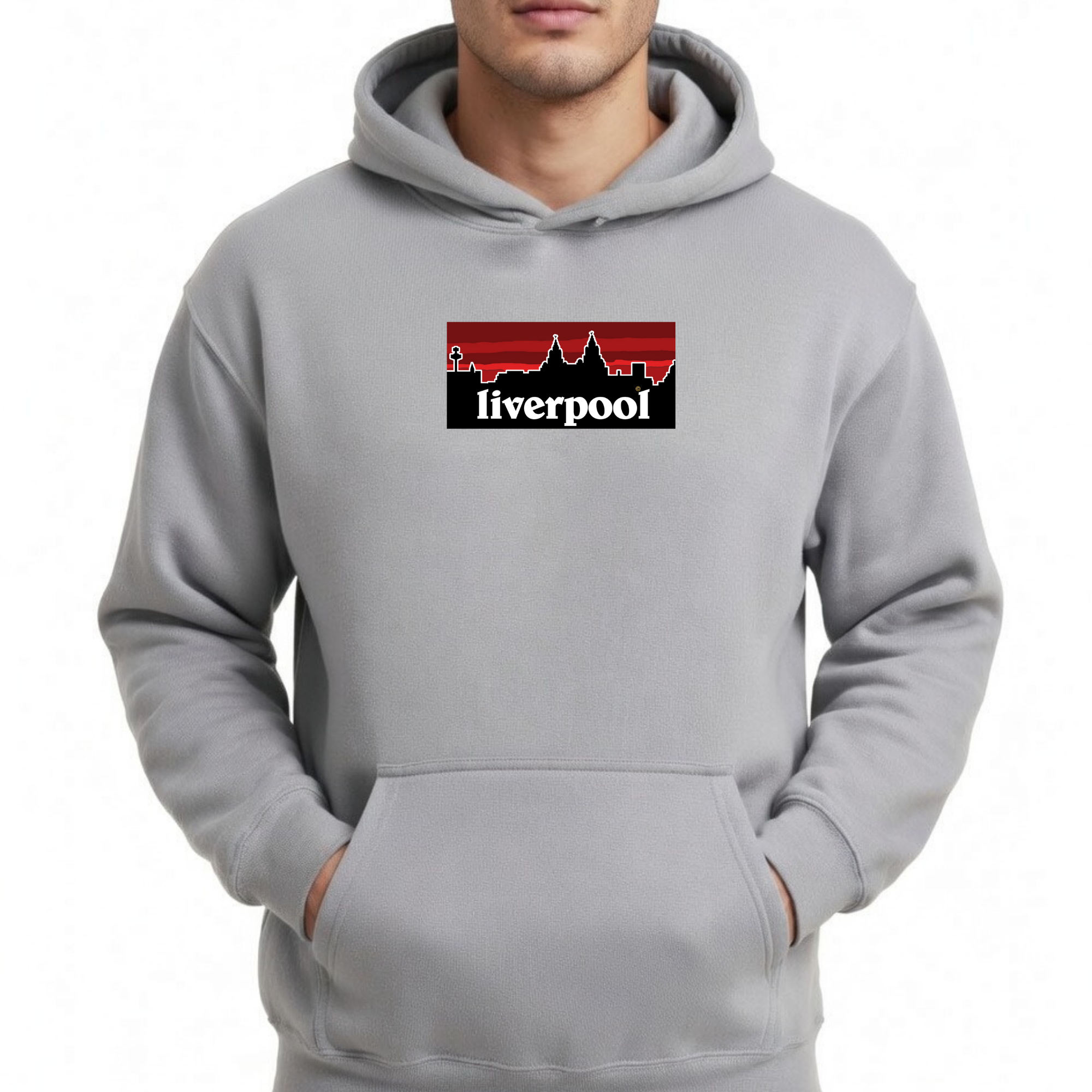 Liverpool© Red Skyline Hoodie