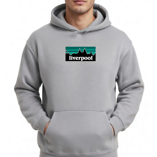 Liverpool© Teal Skyline Hoodie