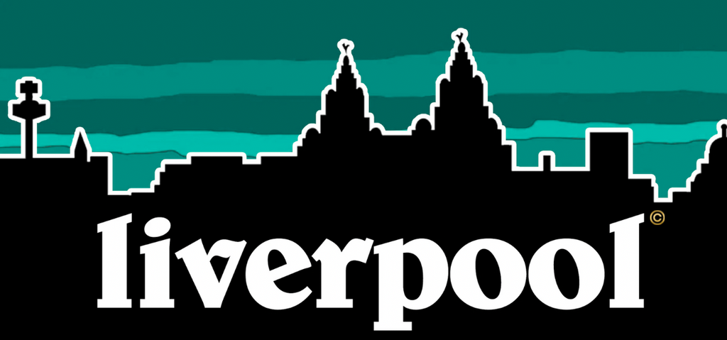 Liverpool© Teal Skyline Hoodie