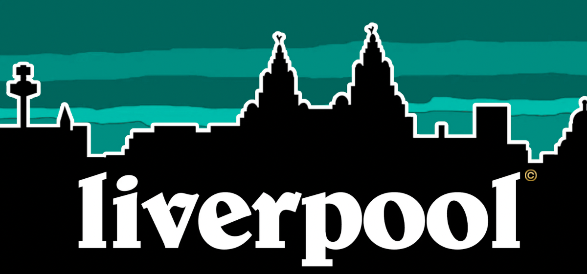 Liverpool© Teal Skyline Hoodie