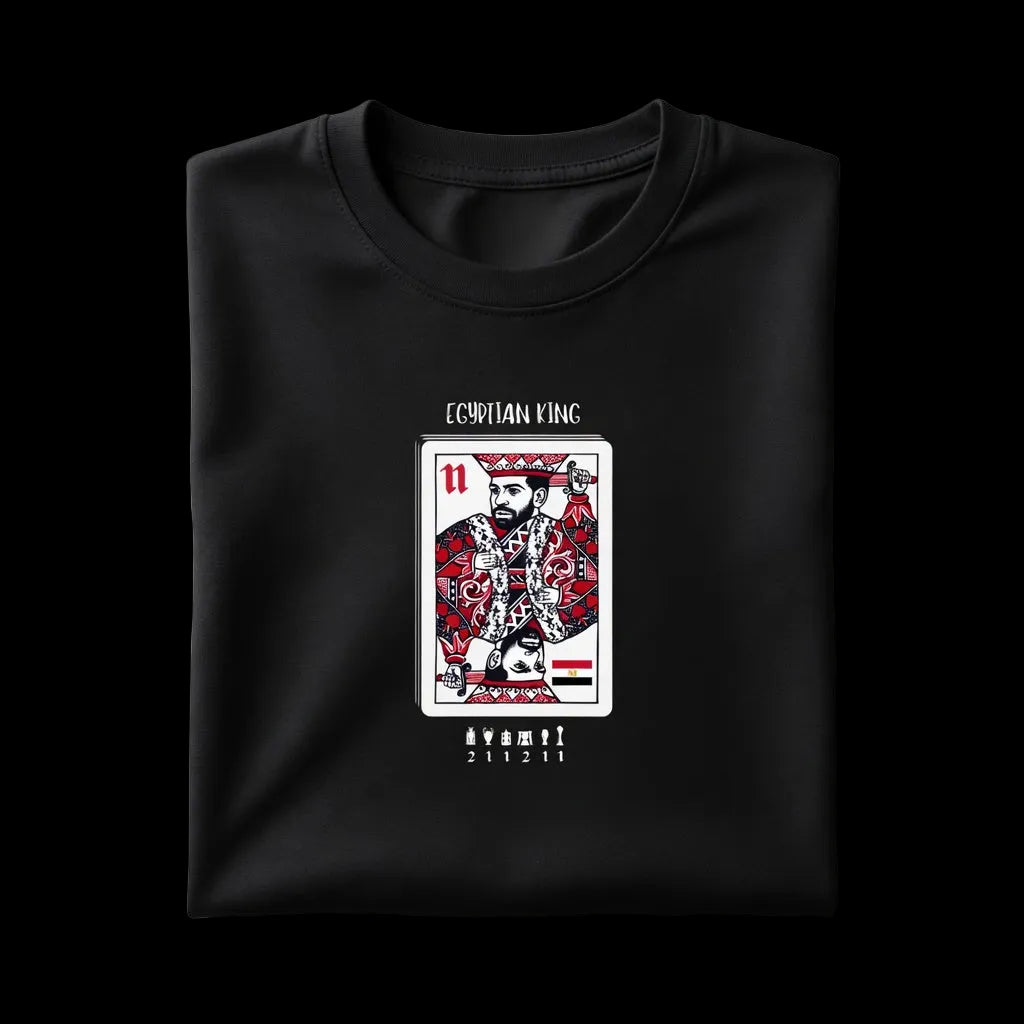 King of Egypt Playing Card T Shirt