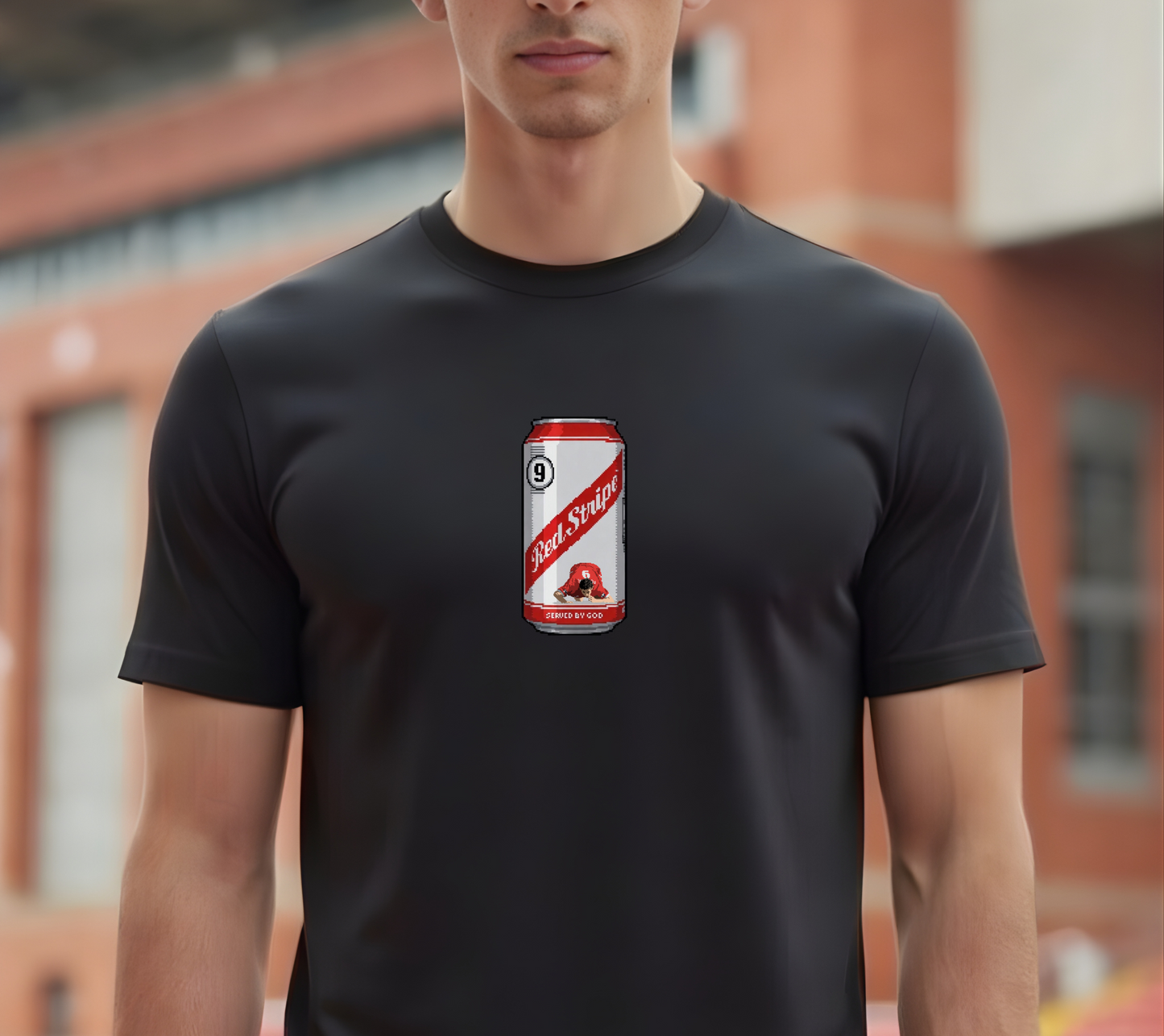 Fowlers Red Stripe T Shirt