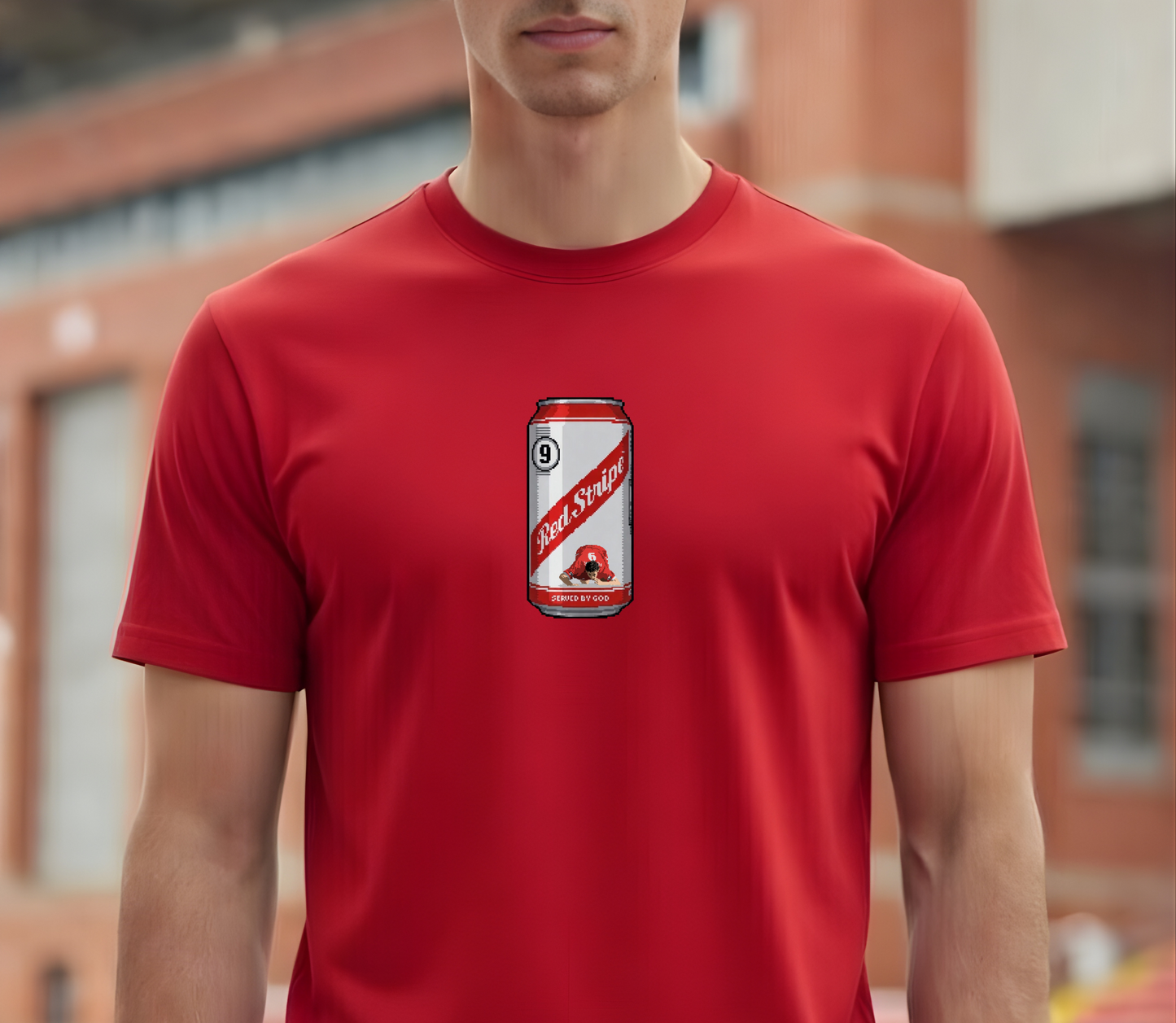 Fowlers Red Stripe T Shirt