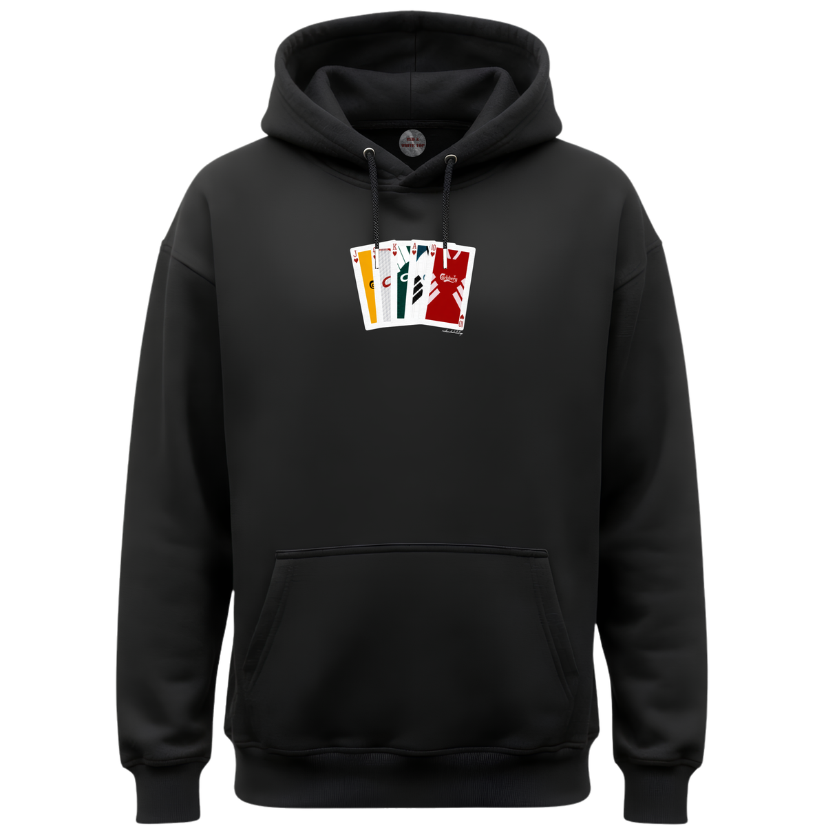 90's Royal Flush Playing Cards Hoodie