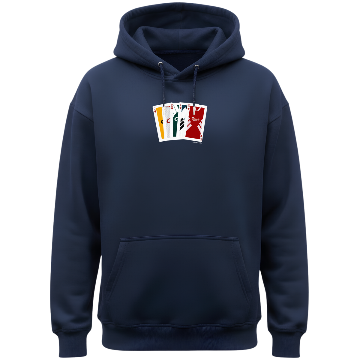 90's Royal Flush Playing Cards Hoodie