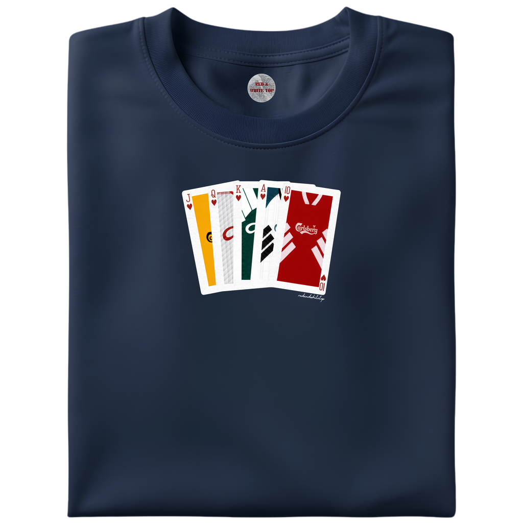 90's Royal Flush Playing Cards T Shirt