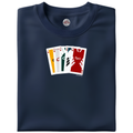 90's Royal Flush Playing Cards T Shirt
