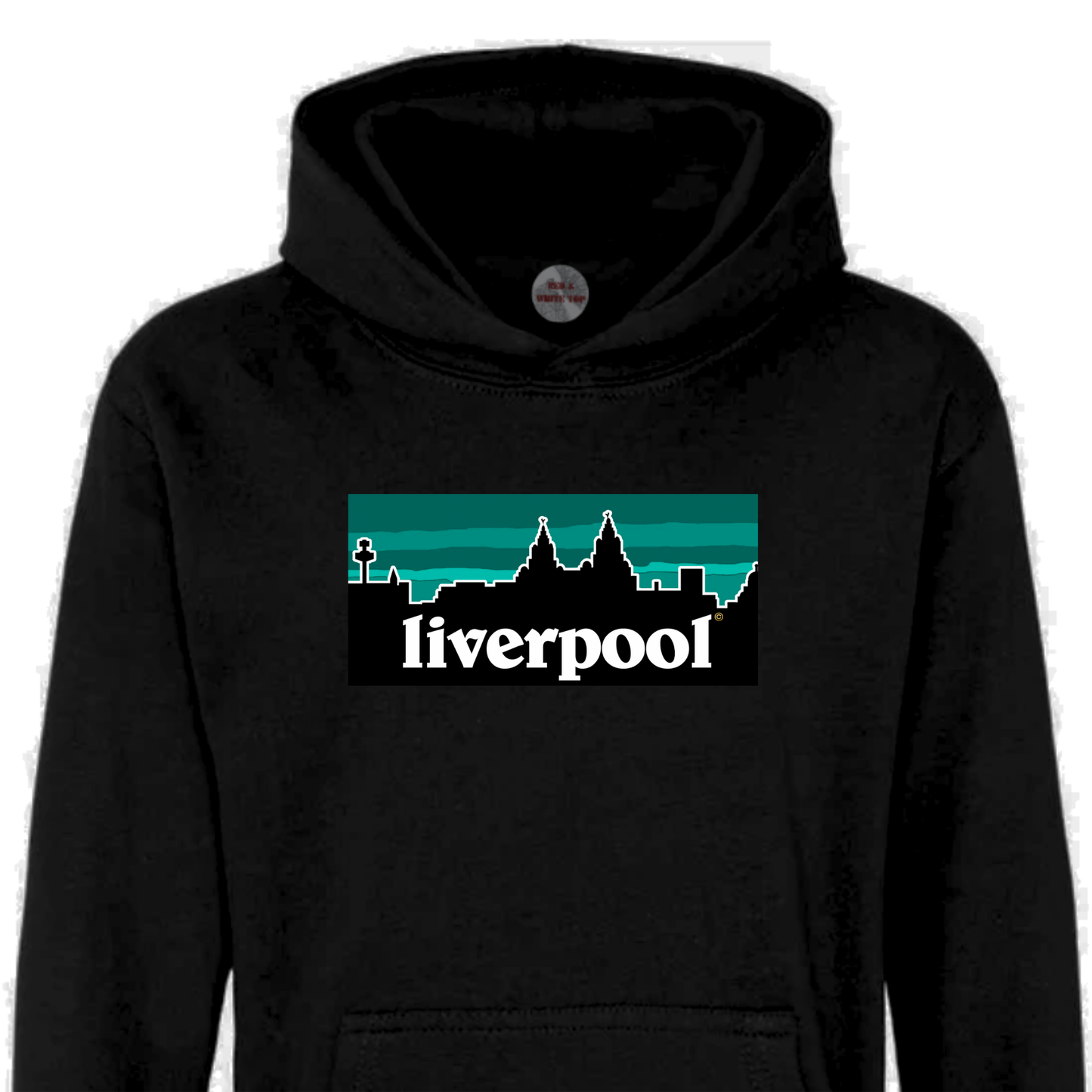 Liverpool© Green Skyline Hoodie