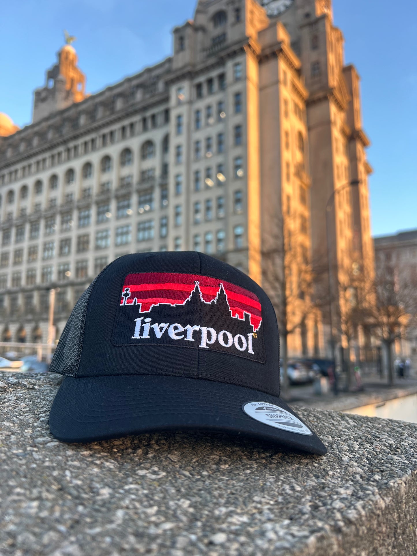 Liverpool x Patagonia Cap Black & Red