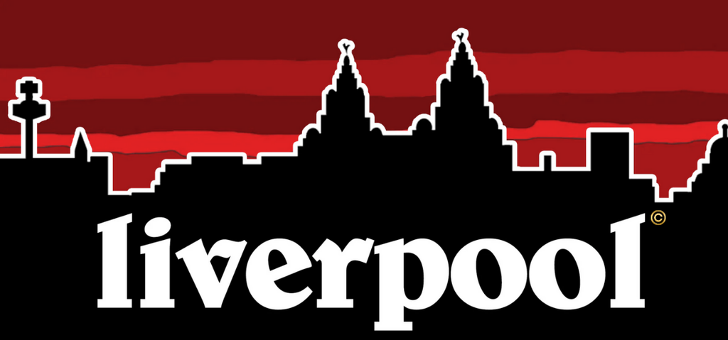 Liverpool© Red Skyline Hoodie