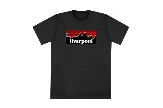 Kids Liverpool Skyline Red