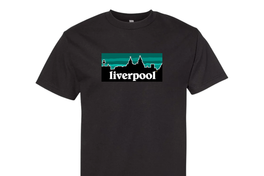 Liverpool© Skyline T Shirt Teal