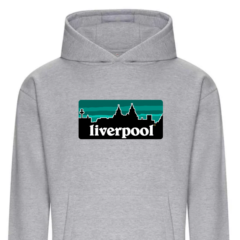 Liverpool© Green Skyline Hoodie