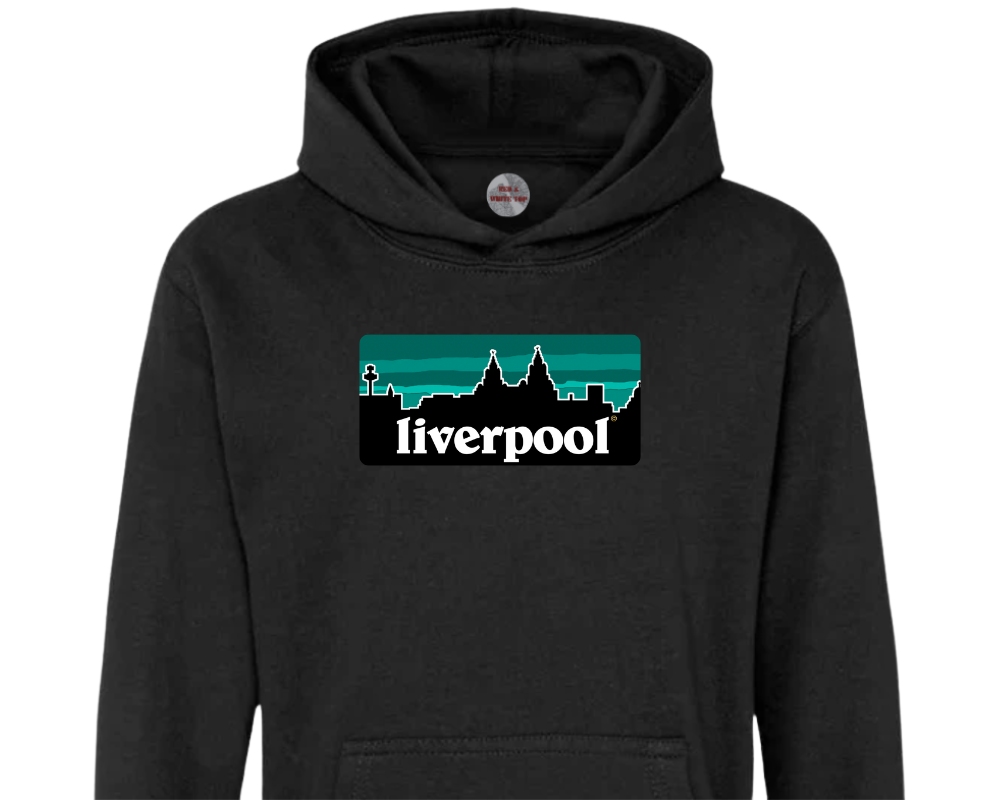 Liverpool© Green Skyline Hoodie