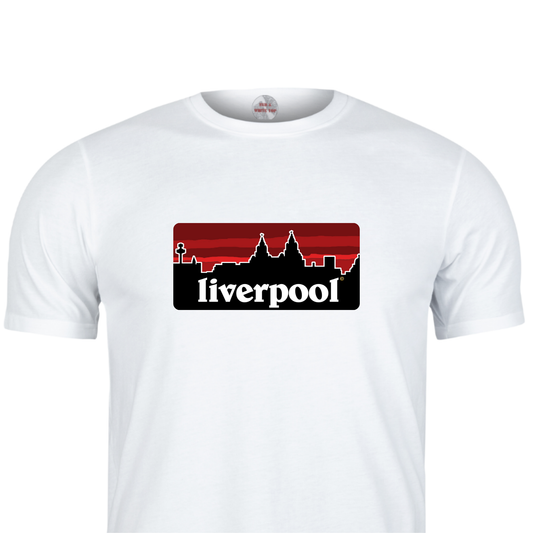Liverpool© Skyline T Shirt Red