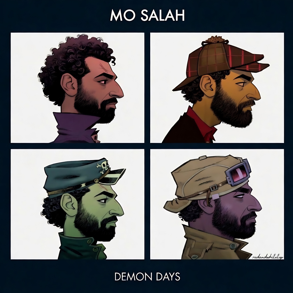 Salah x Gorillaz T Shirt