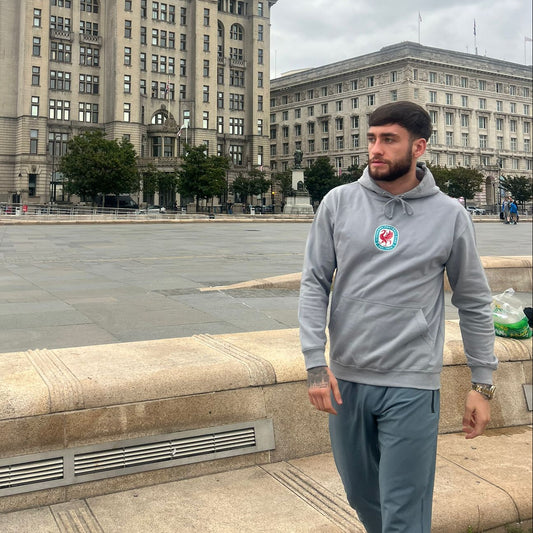 Retro Style Badge Hoodie