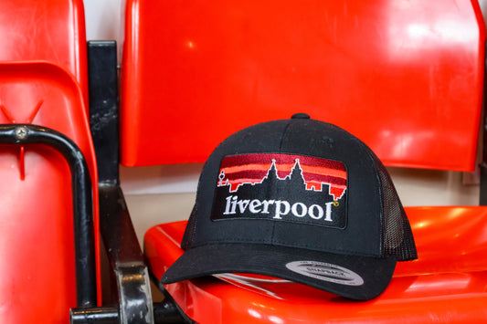 Liverpool Skyline Cap Black & Red