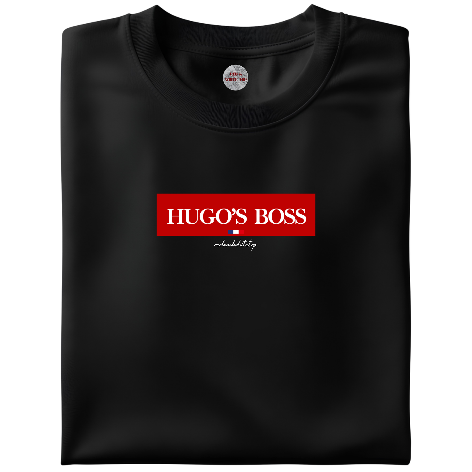 Hugo's BOSS T Shirt – Red And White Top