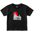 Kids Red Sun Liver Buildings T-Shirt