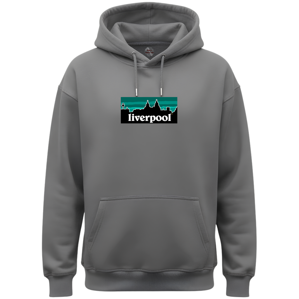 Liverpool© Teal Skyline Hoodie