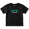 Kids Liverpool Skyline Teal T Shirt